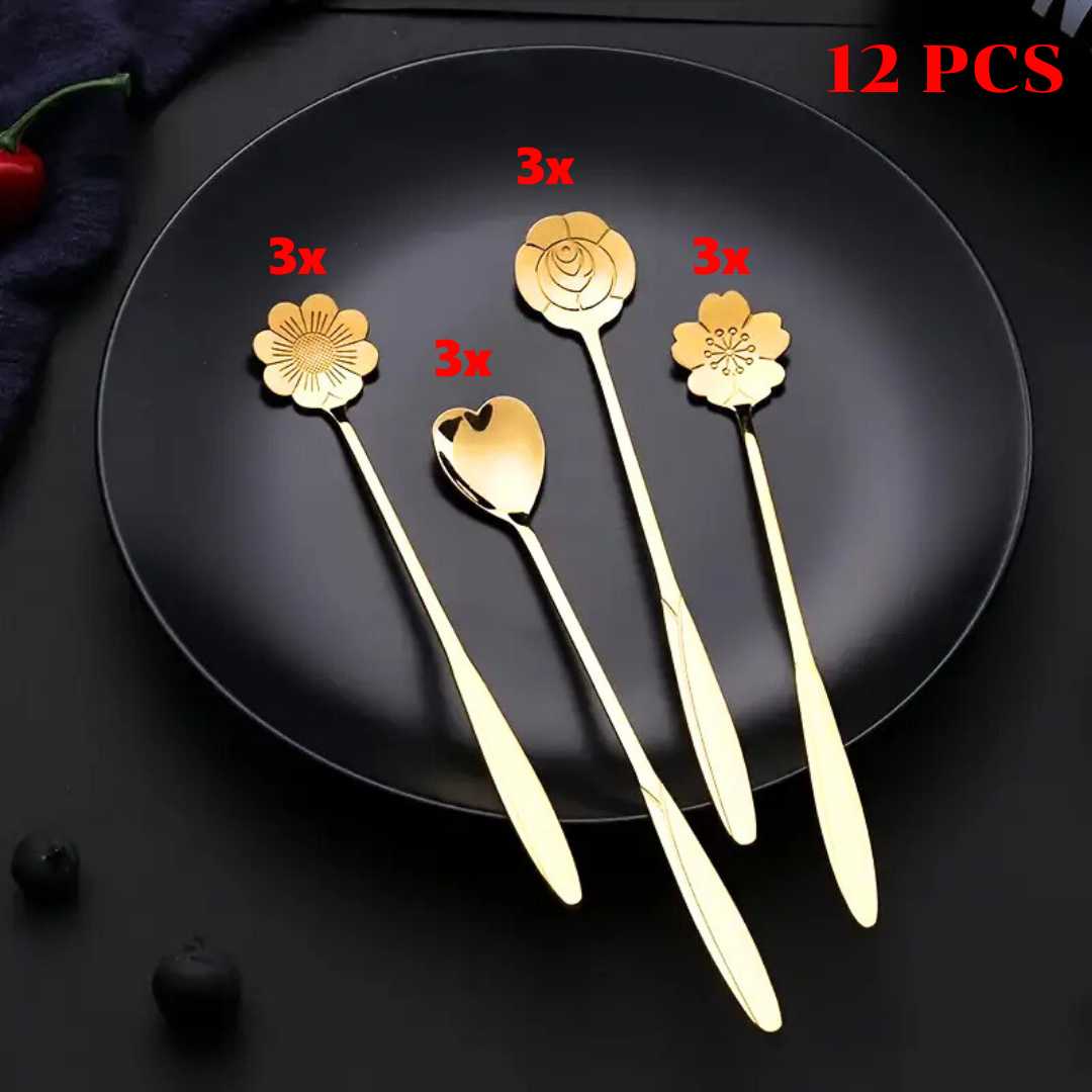 Bloom Teaspoons Set